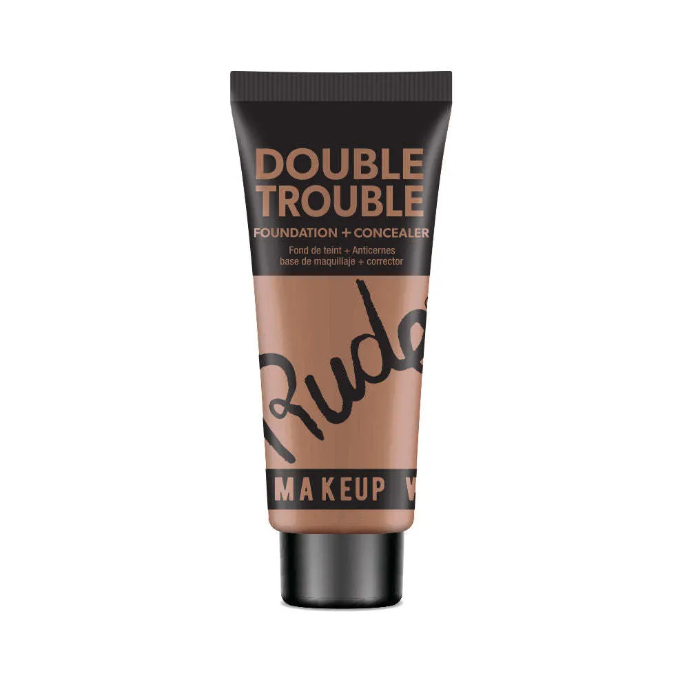 RUDE Double Trouble Foundation   Concealer